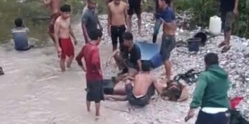 Pekerja PETI Tertimbun Longsor di Desa Jake, Polres Kuansing Lakukan Penyelidikan dan Amankan Barang Bukti