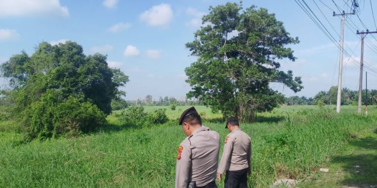 Polsek Pangkalan Kerinci Gelar Patroli Daerah Rawan Karhutla dan Sosialisasi Maklumat Kapolda Riau