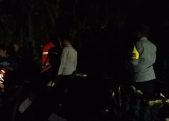 POLSEK LINGE DAN KORAMIL 05/LINGE TINDAK LANJUTI KEBAKARAN EMPAT UNIT RUMAH DI KAMPUNG DELUNG SEKINEL