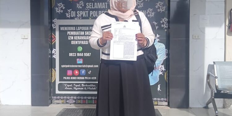 Iniasial R Korban Dugaan Penganiayaan Resmi Laporkan UR Ke Polres Bener Meriah