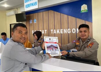 Rutan Takengon Melaksanakan Pembayaran Pajak Kendaraan Operasional