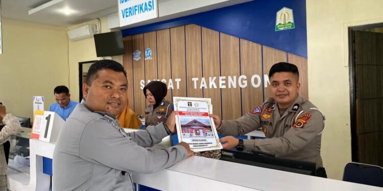 Rutan Takengon Melaksanakan Pembayaran Pajak Kendaraan Operasional