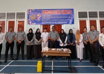 Memperingati Hari Bakti Imipas Ke 1, Pengobatan dan Kesehatan Gratis Di Rutan Takengon