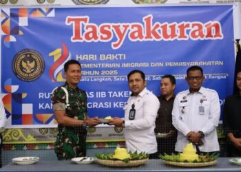 Kantor Imigrasi Bersama Rutan Takengon Gelar Hari Bakti Kemimipas Ke 1 Tahun 2025