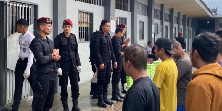 Zero Halinar, Rutan Takengon Gelar Razia Rutin Kamar Hunian Warga Binaan