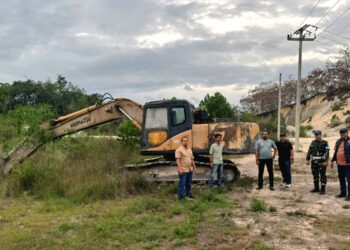 Polres Kampar Bersama Kodim 0313 KPR Sasar Galian C di Desa Salo Timur