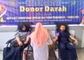 Peringati Hari Bakti Kemenimipas, Pegawai Lapas Langsa Gelar Donor Darah