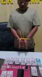 Polsek Kampar Kiri Tangkap Pengedar Narkoba di Desa Makmur Sejahtera