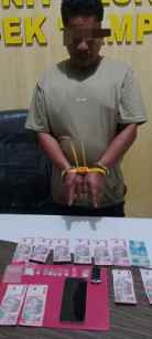 Polsek Kampar Kiri Tangkap Pengedar Narkoba di Desa Makmur Sejahtera