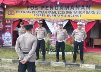 Kapolres Kuansing: 4 Pos Pam Ops Lilin 2025 Hadir untuk Jamin Keamanan dan Kelancaran Lalu Lintas Nataru