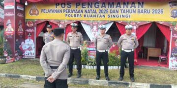 Kapolres Kuansing: 4 Pos Pam Ops Lilin 2025 Hadir untuk Jamin Keamanan dan Kelancaran Lalu Lintas Nataru