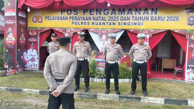 Kapolres Kuansing: 4 Pos Pam Ops Lilin 2025 Hadir untuk Jamin Keamanan dan Kelancaran Lalu Lintas Nataru