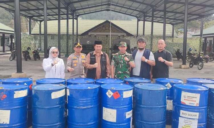 Haili Yoga Terima Langsung Bantuan 4 Ton Bio Solar Dari Presiden Prabowo Subianto