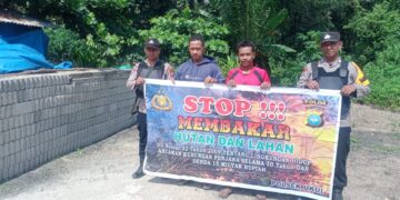 Polsek Ukui Lakukan Patroli dan Himbauan Karhutla di Wilayah Kec. Ukui