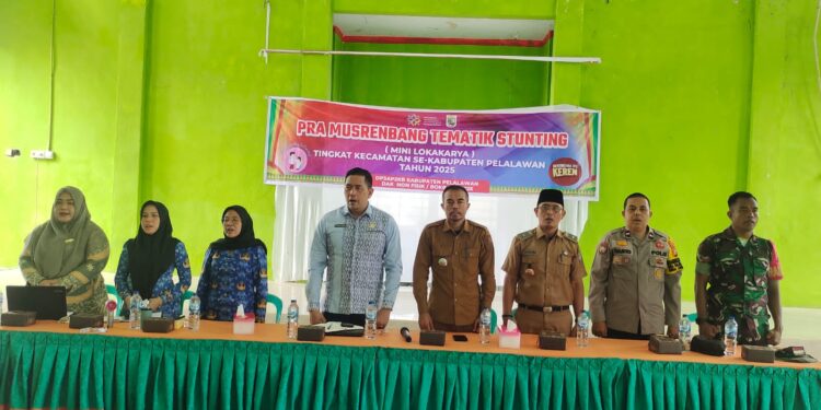 Pra Musrenbang Tematik Stunting Kabupaten Pelalawan Digelar di Bandar Petalangan