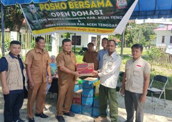 Tani Merdeka Dan Distan Agara Dirikan Posko Bersama Penggalangan Donasi Musibah Banjir