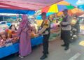 Personel Polsek Ukui Sisir Pasar Baru, Warga Diimbau Waspada Aksi Kriminal