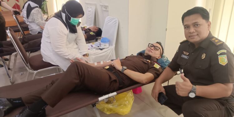 Usai Salurkan Bantuan Banjir, Kejari Subulussalam Gelar Donor Darah di Hari Anti Korupsi