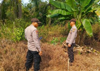 Polisi Sebarkan Maklumat Kapolda Riau, Ingatkan Warga Soal Bahaya Karhutla