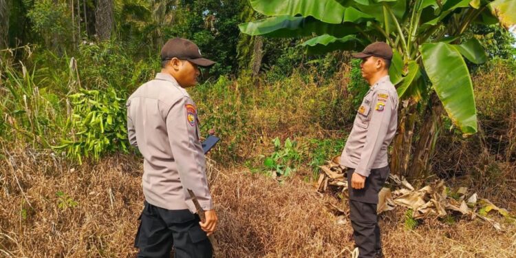 Polisi Sebarkan Maklumat Kapolda Riau, Ingatkan Warga Soal Bahaya Karhutla