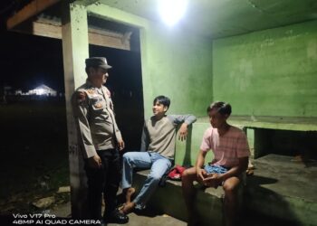 Pengecekan Pos Kamling, Polisi Tingkatkan Harkamtibmas Warga