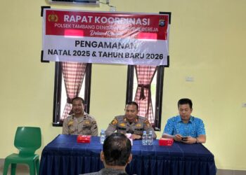 Jelang Naturu 2025, Polsek Tambang Gelar Rakor Pengamanan 