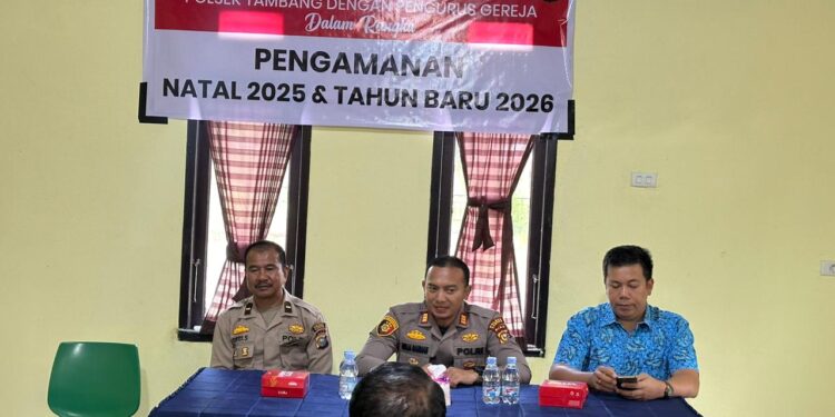 Jelang Naturu 2025, Polsek Tambang Gelar Rakor Pengamanan 
