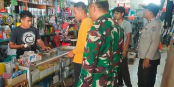 Sinergi TNI-Polri di Langgam: Polsek Langgam Sambangi Koramil 09 untuk Perkuat Kamtibmas