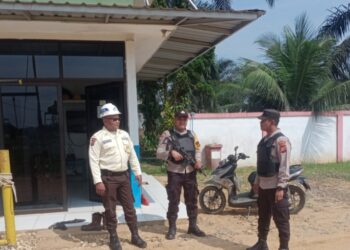 Polsek Ukui Gelar Patroli Obvit Antisipasi C3 di Sejumlah Titik Strategis