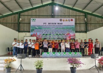 PT Musim Mas Gelar Sosialisasi dan Pelatihan Cegah Karhutla, Polsek Pangkalan Kuras Hadiri Kegiatan