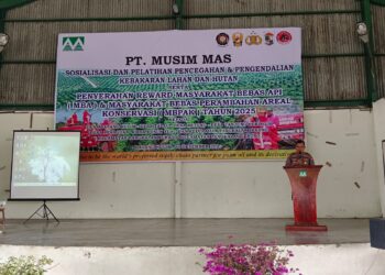 Kapolsek Pangkalan Lesung Hadiri Sosialisasi Pencegahan Karhutla