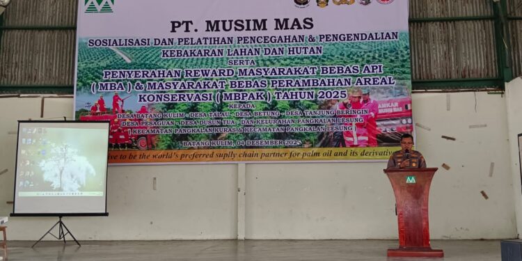 Kapolsek Pangkalan Lesung Hadiri Sosialisasi Pencegahan Karhutla