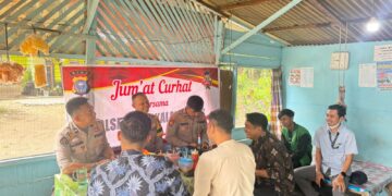 Polsek Pangkalan Kuras Gelar Jumat Curhat, Warga Minta Patroli Malam Cegah Balap Liar