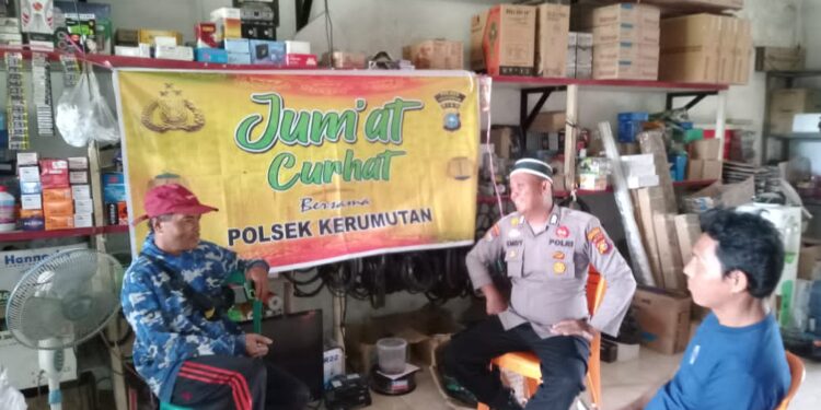 Jumat Curhat di Pasar Induk Kerumutan, Polri Sapa Masyarakat dan Tindaklanjuti Masalah Kamtibmas