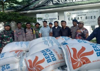 Polres Dan Kodim 0106 Aceh Tengah Kawal 12 Ton Beras Bantuan Bencana Alam Di 3 Kecamatan