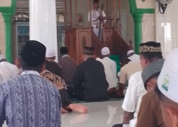 khutbah Jum’at Mesjid Al Maarif Teupin Jaloh, Tgk H Ismai Ishak : Isra Miraj Dan Peringatan Banjir