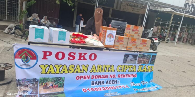 Pray For Aceh, Gerakan Yayasan Arita Cipta Karya Buka Donasi