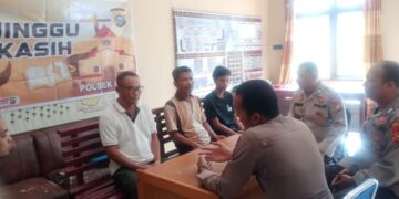 Polsek Ukui Gelar Minggu Kasih, Warga Sampaikan Keluhan soal Karlahut hingga Remaja Nongkrong