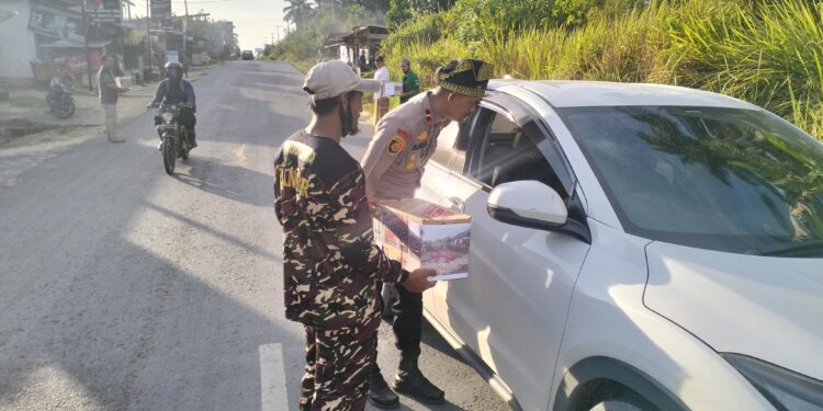 Polsek Kerumutan Galang Dana untuk Korban Bencana di Sumbar, Sumut, dan Aceh
