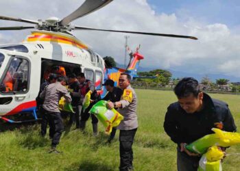Polri All Out !!!, Kerahkan Bhayangkara Serentak Dari Jalur Darat, Udara dan Laut Hadir Perduli Kemanusiaan