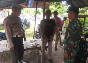 Polsek Langgam dan Koramil 09 Perkuat Sinergi Lewat Silaturahmi di Segati