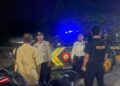 Polsek Kerumutan Gelar Patroli Blue Light Antisipasi Kejahatan C3 di Objek Vital dan Pusat Keramaian