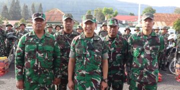 Kodim 0106/Aceh Tengah Kerahkan Personil Untuk Pengamanan Pendistribusian Logistik Dan Pendataan