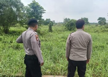 Patroli Cegah Karhutla, Polsek Pangkalan Kerinci Intensifkan Sosialisasi Maklumat Kapolda Riau