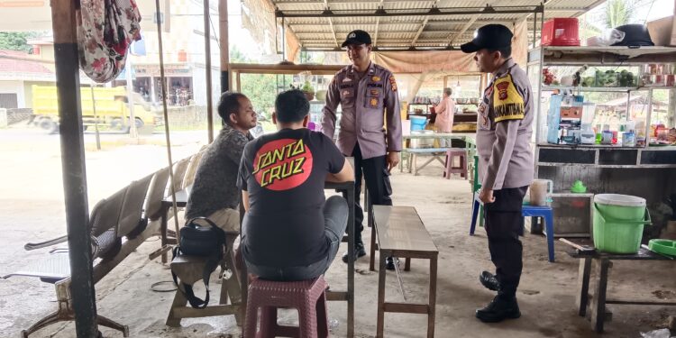Patroli Dialogis Polsek Pangkalan Lesung Cegah Kriminalitas C3 di Seputaran Wilayah Hukum