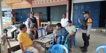 Polsek Ukui Gelar Patroli dan Edukasi Kamtibmas, Wujudkan Lingkungan Aman dan Kondusif di Wilayah Hukum Polsek Ukui