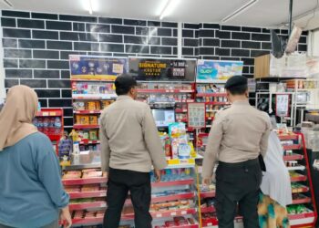 Polsek Pangkalan Kerinci Gelar Patroli Cegah C3, Kawal Situasi Kamtibmas Tetap Kondusif