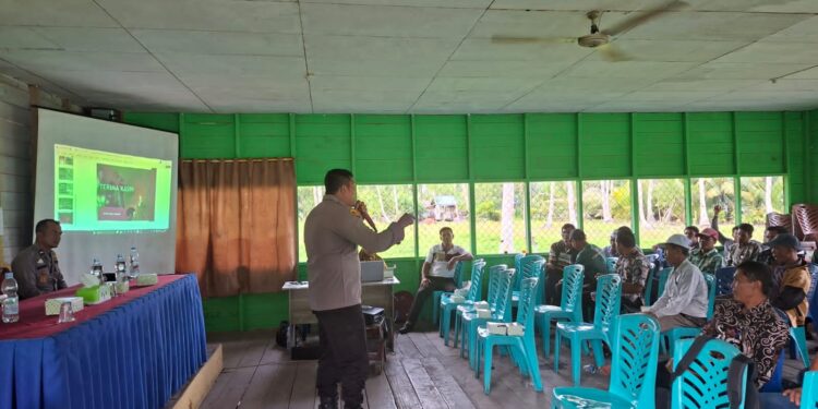 Polsek Kuala Kampar Gelar Sosialisasi Karhutla dan Green Policing, Tekankan Pencegahan dan Pelestarian Lingkungan
