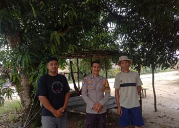 Bhabinkamtibmas Balam Merah Gelar DDS, Ajak Warga Jaga Kamtibmas dan Tangkal Hoaks