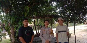 Bhabinkamtibmas Balam Merah Gelar DDS, Ajak Warga Jaga Kamtibmas dan Tangkal Hoaks